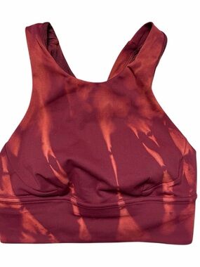 Lululemon Wunder Train Longline Bra Sports Size 2 Medium Support